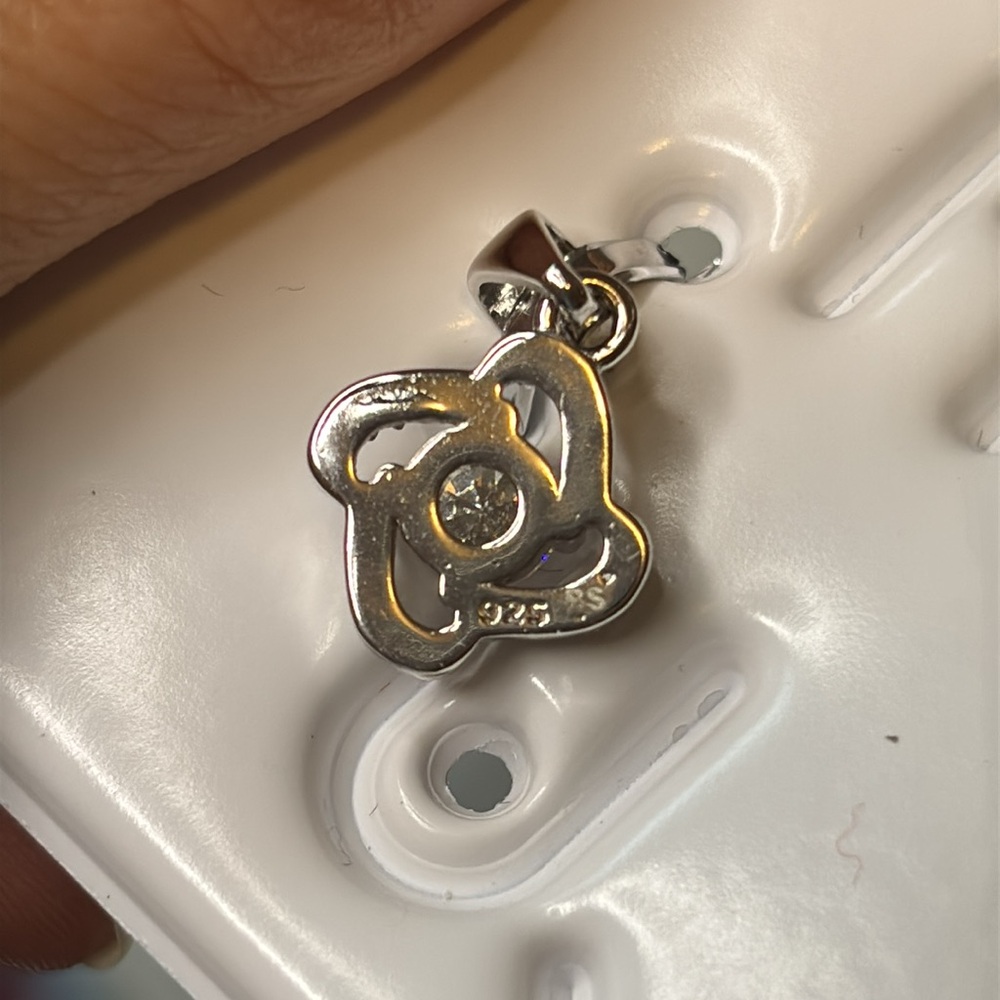 NEW 1.148 Carat Moissanite Diamond 925 Sterling Silver Necklace - Picture 6 of 8